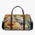Horse with sunflower watercolor 3d travel bag