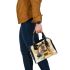 Horse with sunflower watercolor shoulder handbag