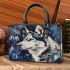 Husky with dream catcher small handbag