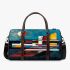 Incorporating geometric shapes and contrasting colors 3d travel bag