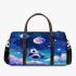 Kawaii anime style panda moon and stars 3d travel bag