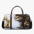 Lion and yellow grinchy smile toothless like 3d travel bag
