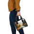 Majestic deer standing gracefully shoulder handbag