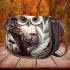 Majestic owl in moonlit forest Saddle Bags for Women: Perfect Gift for Girlfriend, Wife, Daughter