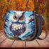 Majestic snowy owl in the enchanted forest Saddle Bags for Women: Perfect Gift for Girlfriend, Wife, Daughter