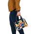 Flowers in the style of marano k electronic music Shoulder Handbag, Totes, Crossbody, Purse: Gift Idea for Girlfriend, Women ,Daughter, Mama, Ladies