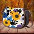 Flowers of marano k electronic music Saddle Bag, Totes, Crossbody, Purse: Bag Gift Idea for Girlfriend, Sitter, Birthday, Women ,Daughter, Mama, Ladies