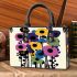 Flowers in the style of marano electronic music Small Handbag, Totes, Crossbody, Purse: Bag Gift Idea for Girlfriend, Sitter, Birthday, Women ,Daughter, Mama, Ladies