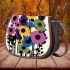 Flowers of marano k electronic music 22 Saddle Bag, Totes, Crossbody, Purse: Bag Gift Idea for Girlfriend, Sitter, Birthday, Women ,Daughter, Mama, Ladies