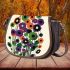 Flowers of marano k electronic music 23 Saddle Bag, Totes, Crossbody, Purse: Bag Gift Idea for Girlfriend, Sitter, Birthday, Women ,Daughter, Mama, Ladies