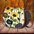 Flowers in the marano k electronic music Saddle Bag, Totes, Crossbody, Purse: Bag Gift Idea for Girlfriend, Sitter, Birthday, Women ,Daughter, Mama, Ladies