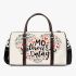 Markings strong heart with mother's day travel bag