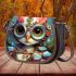 Mechanical owl in enchanted forest Saddle Bags for Women: Perfect Gift for Girlfriend, Wife, Daughter