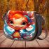 Mermaid's magical world Saddle Bags for Women: Perfect Gift for Girlfriend, Wife, Daughter