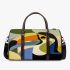 Minimal and dynamic abstract painting 3d travel bag