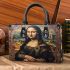 Mona lisa with dream catcher small handbag