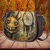 monsters smile with dream catcher Saddle Bag