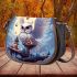 Moonlit owl in winter woods Saddle Bags for Women: Perfect Gift for Girlfriend, Wife, Daughter