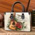 Music notes and guitar and rose and dragonfly 3 Small handbag