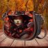 Mysterious woman by the fireplace Saddle Bags for Women: Perfect Gift for Girlfriend, Wife, Daughter