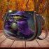 Painting of a frog in a wizard costume saddle bag