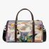 Painting of calla lilies in geometric shapes and forms 3d travel bag