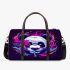Panda with colorful smoke 3d travel bag