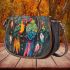 Parrots and dream catcher saddle bag