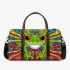 Peppy frog cute cartoon style bright colors 3d travel bag