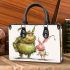 Pigs and pinky grinchy smile toothless small handbag