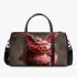 Pigs and red grinchy smile toothless 3d travel bag