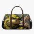Pigs and yellow grinchy smile toothless like 3d travel bag