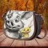Pigs and yellow grinchy smile toothless like saddle bag