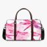 Pink dragonfly pattern vibrant watercolor 3d travel bag