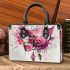 Pink pig and coffee dream catcher small handbag