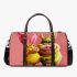 Pinky pigs and yellow grinchy got bucked smile 3d travel bag