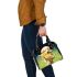 Playful pup with flowers Chic Stylish Shoulder Handbag & Women Totes: Perfect Gift for Girlfriend | Crossbody, Purse, Handbag