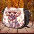 Pretty in pink garden pup Saddle Bags for Women: Perfect Gift for Girlfriend, Wife, Daughter