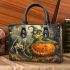 Pumpkin grinchy smile and skeleton king 3d small handbag