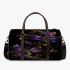 Purple and gold dragonflies 3d travel bag