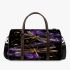 Purple and gold dragonflies 3d travel bag