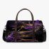 Purple and gold dragonflies 3d travel bag