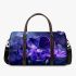 Purple crocuses with butterflies 3d travel bag