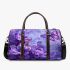 Purple crocuses with purple butterflies 3d travel bag