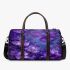 Purple crocuses with purple butterflies 3d travel bag