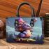 Purple Dragon's Moonlit Gathering Small Handbag