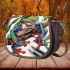 Red eyed tree frog on a branch saddle bag