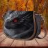 red eyes dragon with dream cathcer Saddle Bag