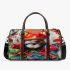 Red frog with big eyes 3d travel bag