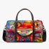 Red frog with big eyes 3d travel bag